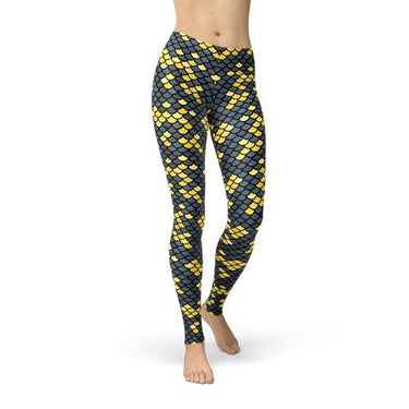 gold mermaid leggings